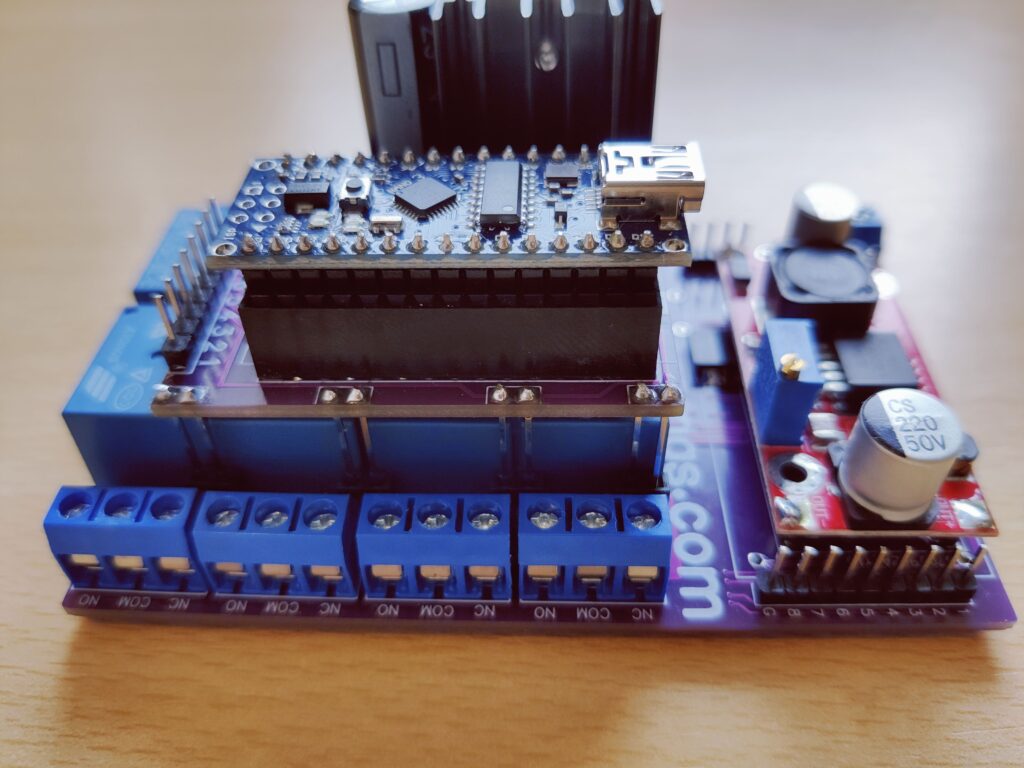 8-channel relay shield with Arduino Nano 5 12 24VDC power supply module ...